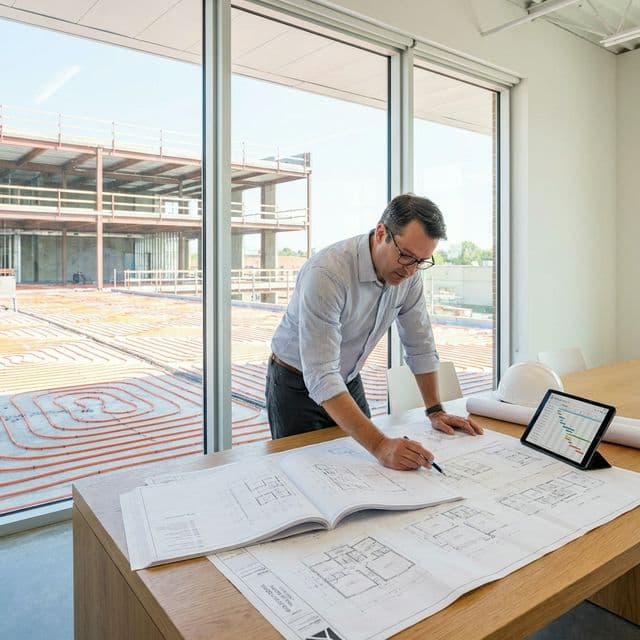 Ventajas de un sistema de suelo radiante en naves industriales con Terma 3H